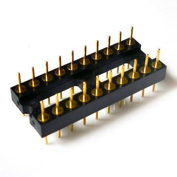 Κεφαλίδες ίσιας ακίδας DIP 1,778 χιλιοστών διπλής γραμμής