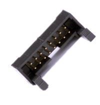 Ορθή γωνία κεφαλίδας εκτίναξης 2,54 mm με πλαστικό μάνδαλο